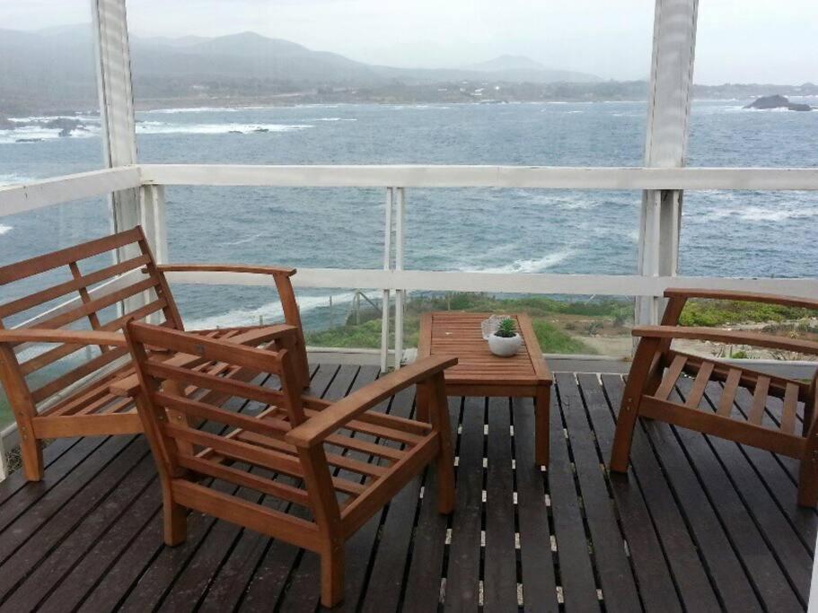 Cabana Frente Al Mar Ensenada Pichidangui Y Los Vilos Villa Exterior photo