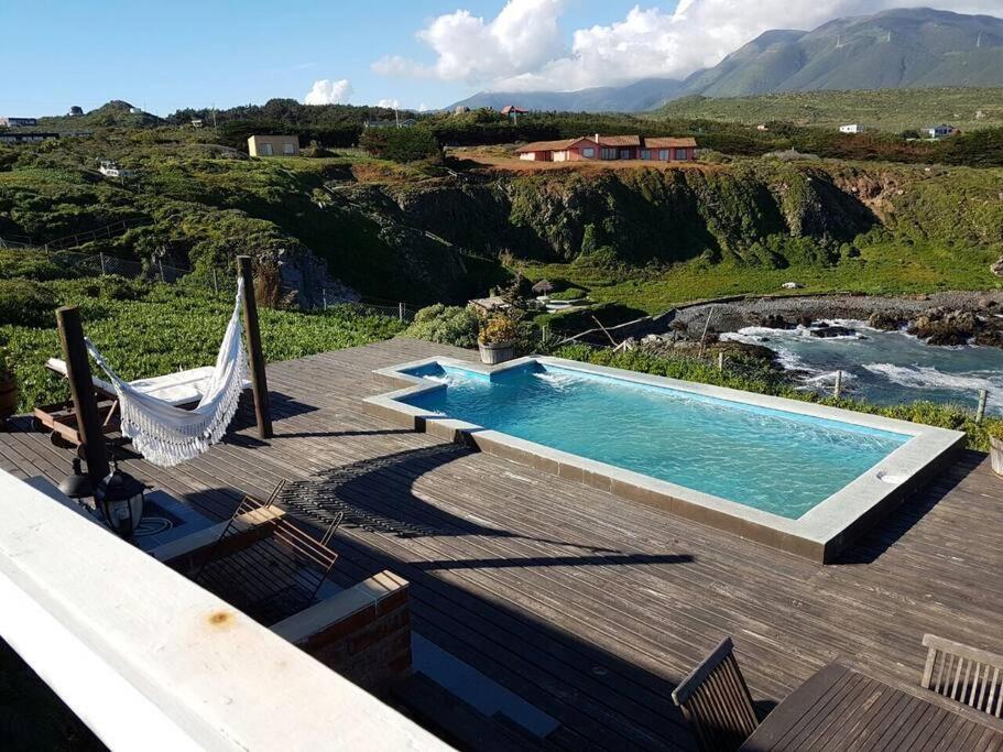 Cabana Frente Al Mar Ensenada Pichidangui Y Los Vilos Villa Exterior photo